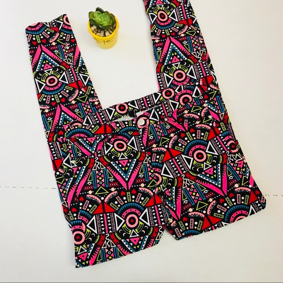 Divided Multicolor Skinny Pants - Picture 2 of 5